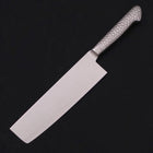 Nakiri Knife VG-5 Polished Western Handle 180mm-[Musashi]-[Japanese-Kitchen-Knives]