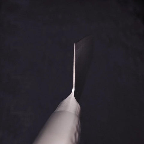 Nakiri Knife VG-5 Polished Western Handle 180mm-[Musashi]-[Japanese-Kitchen-Knives]