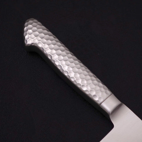 Nakiri Knife VG-5 Polished Western Handle 180mm-[Musashi]-[Japanese-Kitchen-Knives]
