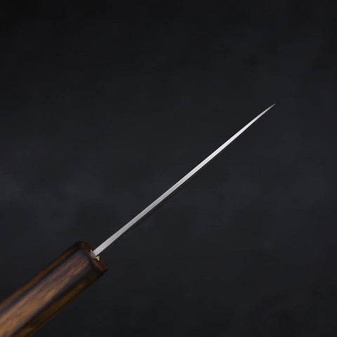 Paring White Steel #1 Polished Sumi Urushi Handle 80mm-[Musashi]-[Japanese-Kitchen-Knives]