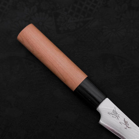 Peeling Knife VG-10 Damascus Cherry Handle 90mm-[Musashi]-[Japanese-Kitchen-Knives]