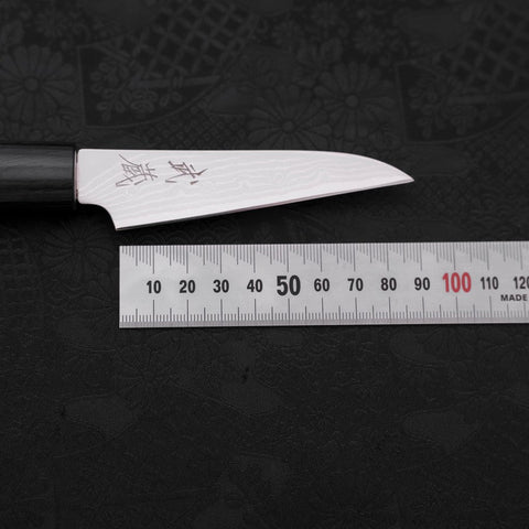 Peeling Knife VG-10 Damascus Cherry Handle 90mm-[Musashi]-[Japanese-Kitchen-Knives]