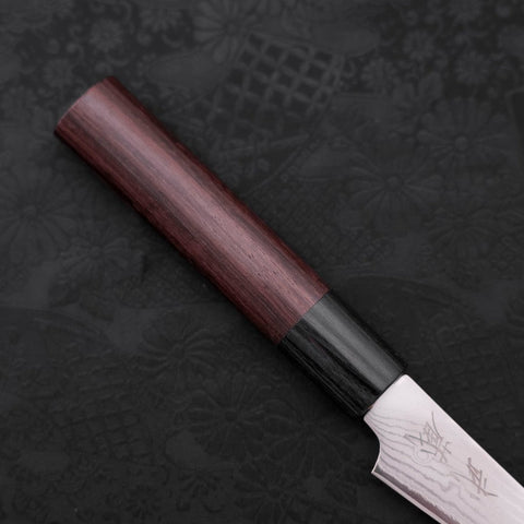 Peeling Knife VG-10 Damascus Shitan Handle 90mm-[Musashi]-[Japanese-Kitchen-Knives]