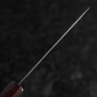 Petty AUS-10 Nashiji Damascus Wenge Handle 135mm (5.3”)-[Musashi]-[Japanese-Kitchen-Knives]