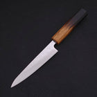 Petty AUS-10 Nashiji Damascus Yaki-Urushi Handle 135mm-[Musashi]-[Japanese-Kitchen-Knives]