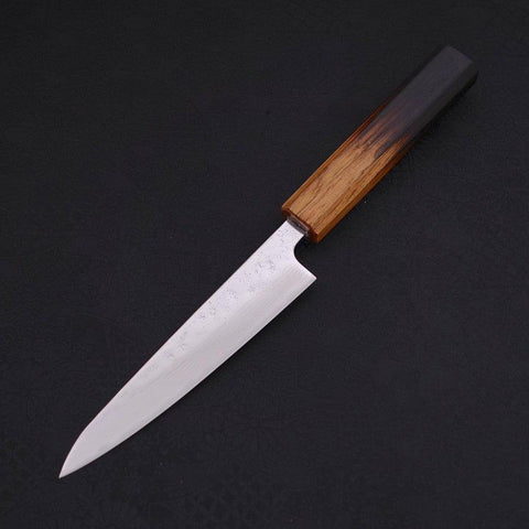 Petty AUS-10 Nashiji Damascus Yaki-Urushi Handle 135mm-[Musashi]-[Japanese-Kitchen-Knives]
