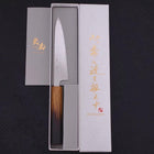 Petty AUS-10 Nashiji Damascus Yaki-Urushi Handle 135mm-[Musashi]-[Japanese-Kitchen-Knives]