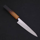 Petty AUS-10 Nashiji Damascus Yaki-Urushi Handle 135mm-[Musashi]-[Japanese-Kitchen-Knives]