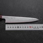 Petty AUS-10 Polished Nashiji Damascus Walnut Handle 135mm-[Musashi]-[Japanese-Kitchen-Knives]