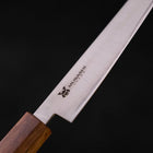 Petty AUS-10 Polished Oak Handle 150mm-[Musashi]-[Japanese-Kitchen-Knives]