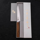 Petty AUS-10 Polished Oak Handle 150mm-[Musashi]-[Japanese-Kitchen-Knives]