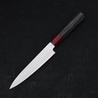 Petty AUS-10 Tsuchime Damascus Cherry Handle 150mm-[Musashi]-[Japanese-Kitchen-Knives]