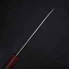 Petty AUS-10 Tsuchime Damascus Cherry Handle 150mm-[Musashi]-[Japanese-Kitchen-Knives]