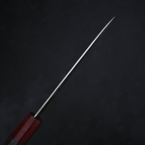 Petty AUS-10 Tsuchime Damascus Cherry Handle 150mm-[Musashi]-[Japanese-Kitchen-Knives]