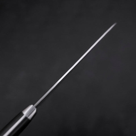 Petty AUS-10 Tsuchime Damascus Western Black Handle 135mm-[Musashi]-[Japanese-Kitchen-Knives]
