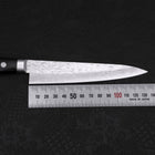 Petty AUS-10 Tsuchime Damascus Western Black Handle 135mm-[Musashi]-[Japanese-Kitchen-Knives]