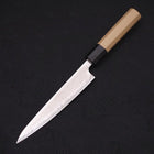 Petty AUS-10 Wave Nickel Damascus Buffalo Magnolia Handle 150mm-[Musashi]-[Japanese-Kitchen-Knives]