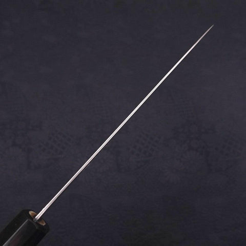 Petty AUS-10 Wave Nickel Damascus Buffalo Magnolia Handle 150mm-[Musashi]-[Japanese-Kitchen-Knives]