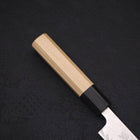 Petty AUS-10 Wave Nickel Damascus Buffalo Magnolia Handle 150mm-[Musashi]-[Japanese-Kitchen-Knives]