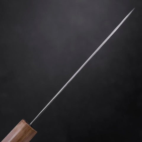 Petty AUS-8 Nashiji Olive Handle 120mm-[Musashi]-[Japanese-Kitchen-Knives]