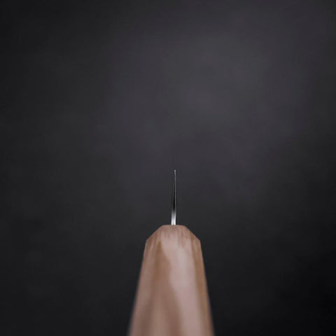 Petty AUS-8 Nashiji Olive Handle 90mm-[Musashi]-[Japanese-Kitchen-Knives]