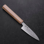 Petty AUS-8 Nashiji Olive Handle 90mm-[Musashi]-[Japanese-Kitchen-Knives]