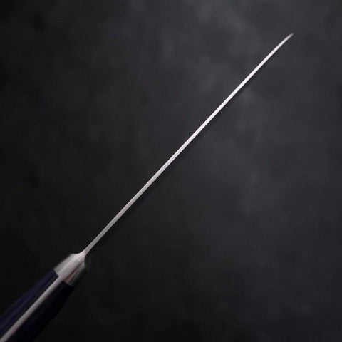 Petty AUS-8 Polished Western-Blue Handle 130mm-[Musashi]-[Japanese-Kitchen-Knives]