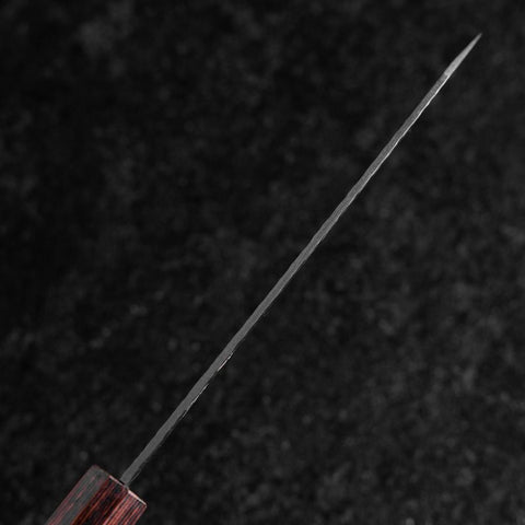 Petty AUS-8 Tsuchime Mahogany Handle 150mm (5.9”)-[Musashi]-[Japanese-Kitchen-Knives]