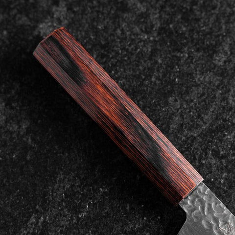 Petty AUS-8 Tsuchime Mahogany Handle 150mm (5.9”)-[Musashi]-[Japanese-Kitchen-Knives]
