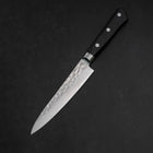 Petty AUS-8 Tsuchime Western Black Handle 135mm-[Musashi]-[Japanese-Kitchen-Knives]