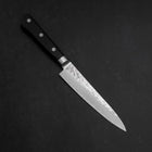 Petty AUS-8 Tsuchime Western Black Handle 135mm-[Musashi]-[Japanese-Kitchen-Knives]