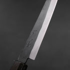 Petty Blue Steel #1 Stainless Clad Kurouchi Black Purple Urushi Handle 150mm (5.9”)-[Musashi]-[Japanese-Kitchen-Knives]