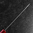 Petty Blue Steel #1 Stainless Clad Polished Red Black Urushi Handle 150mm (5.9”)-[Musashi]-[Japanese-Kitchen-Knives]