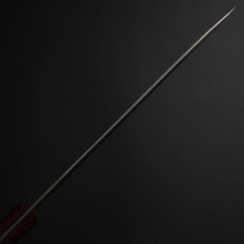 Petty Blue Super Nashiji Red Western Handle 150mm (5.9”)-[Musashi]-[Japanese-Kitchen-Knives]