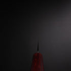 Petty Blue Super Nashiji Red Western Handle 150mm-[Musashi]-[Japanese-Kitchen-Knives]