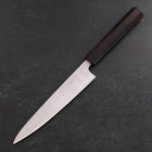 Petty Blue Super Polished Ebony Handle 150mm-[Musashi]-[Japanese-Kitchen-Knives]