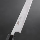 Petty Blue Super Polished Ebony Handle 150mm-[Musashi]-[Japanese-Kitchen-Knives]