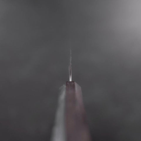 Petty Blue Super Polished Ebony Handle 150mm-[Musashi]-[Japanese-Kitchen-Knives]