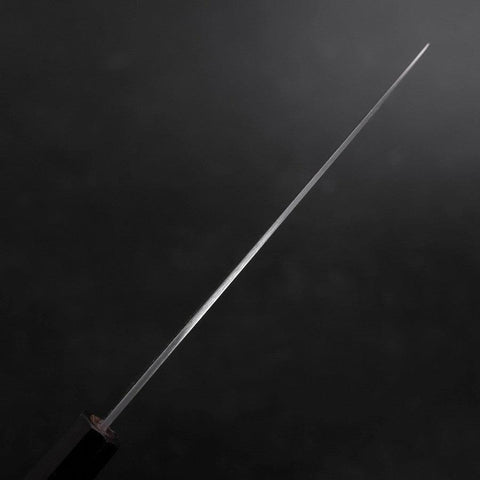 Petty Blue Super Polished Ebony Handle 150mm-[Musashi]-[Japanese-Kitchen-Knives]