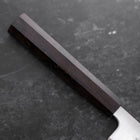 Petty Blue Super Polished Ebony Handle 150mm-[Musashi]-[Japanese-Kitchen-Knives]