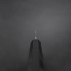 Petty Blue Steel #1 Kurouchi Chokin Auspicious Cloud-Sun Buffalo Ebony Handle 150mm-[Musashi]-[Japanese-Kitchen-Knives]