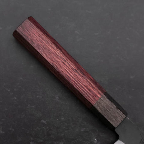 Petty Blue Steel #1 Stainless Clad Kurouchi Black Purple Urushi Handle 150mm (5.9”)