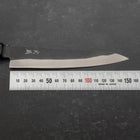 Petty Blue Steel #1 Stainless Clad Kurouchi Buffalo Magnolia Handle 150mm-[Musashi]-[Japanese-Kitchen-Knives]