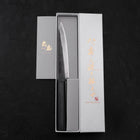 Petty Blue Steel #1 Stainless Clad Kurouchi Dark Blue Urushi Handle 150mm-[Musashi]-[Japanese-Kitchen-Knives]