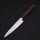 Petty Chromax Polished Sumi Urushi Handle 150mm-[Musashi]-[Japanese-Kitchen-Knives]