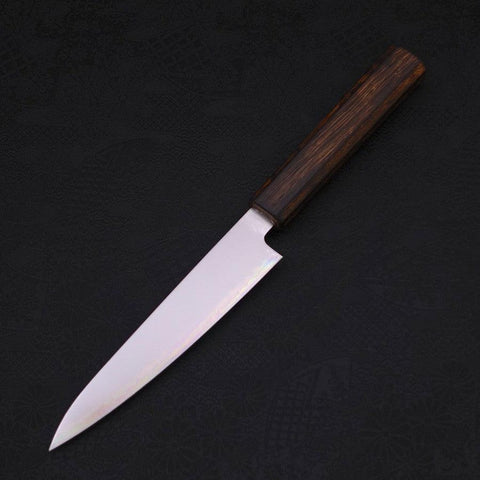 Petty Chromax Polished Sumi Urushi Handle 150mm-[Musashi]-[Japanese-Kitchen-Knives]