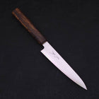 Petty Chromax Polished Sumi Urushi Handle 150mm-[Musashi]-[Japanese-Kitchen-Knives]