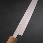 Petty Chromax Polished White Urushi Handle 150mm-[Musashi]-[Japanese-Kitchen-Knives]