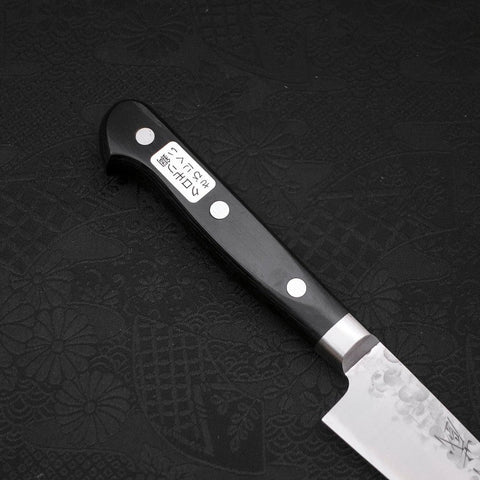 Petty Chromax Tsuchime Western Handle 135mm-[Musashi]-[Japanese-Kitchen-Knives]