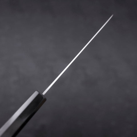 Petty HAP-40 Polished Buffalo Ebony Handle 150mm (5.9”)-[Musashi]-[Japanese-Kitchen-Knives]
